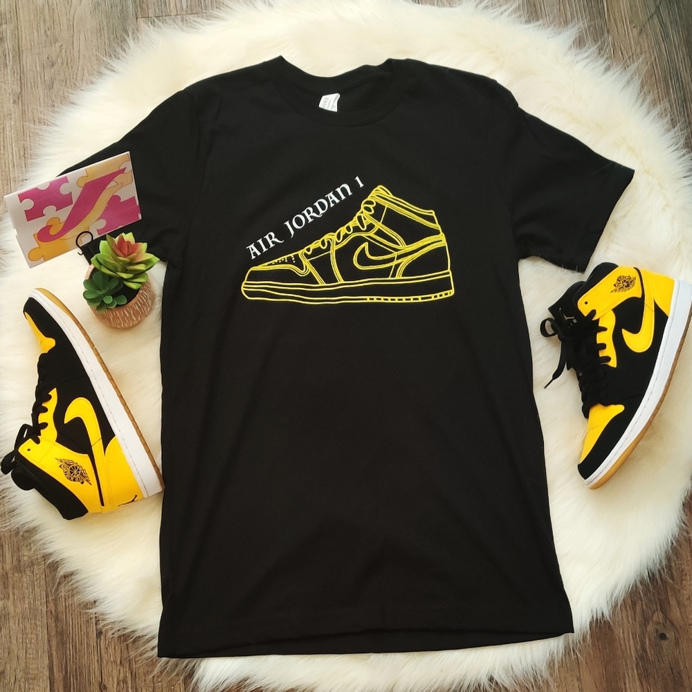 Nike Jordan 1 shoe AJ1 Custom Shirts Adult Sizes